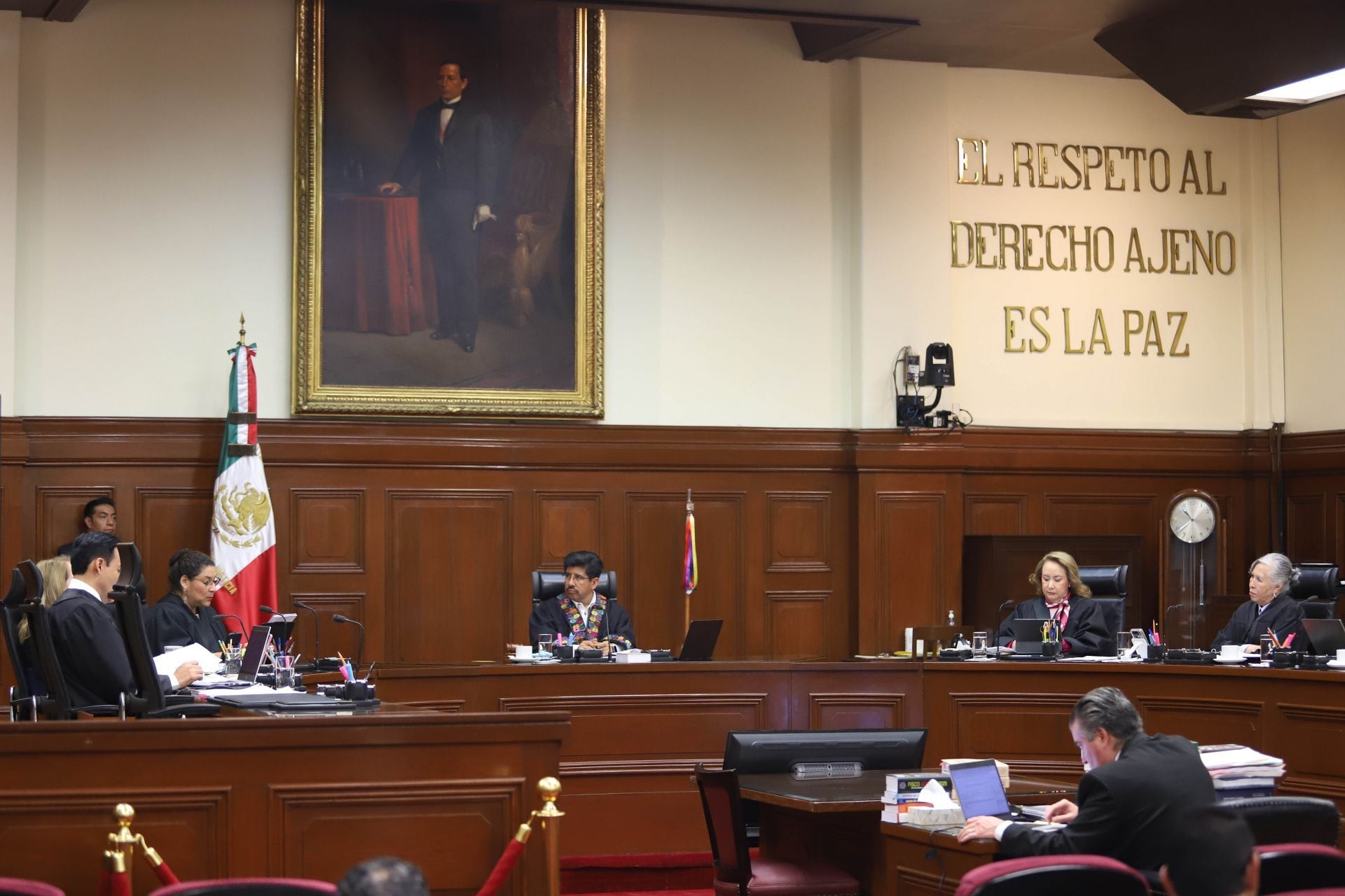 Sesión ordinaria del pleno de la Suprema Corte de Justicia de la Nación