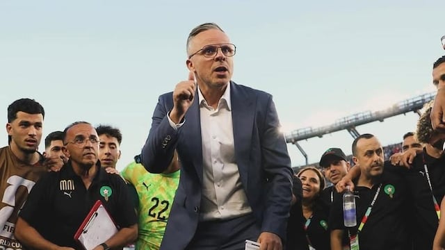 Mohamed Ouahbi, DT de Marruecos.