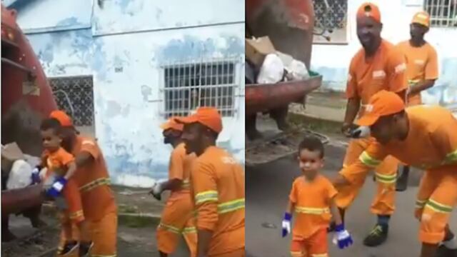 Niño recolector de basura.