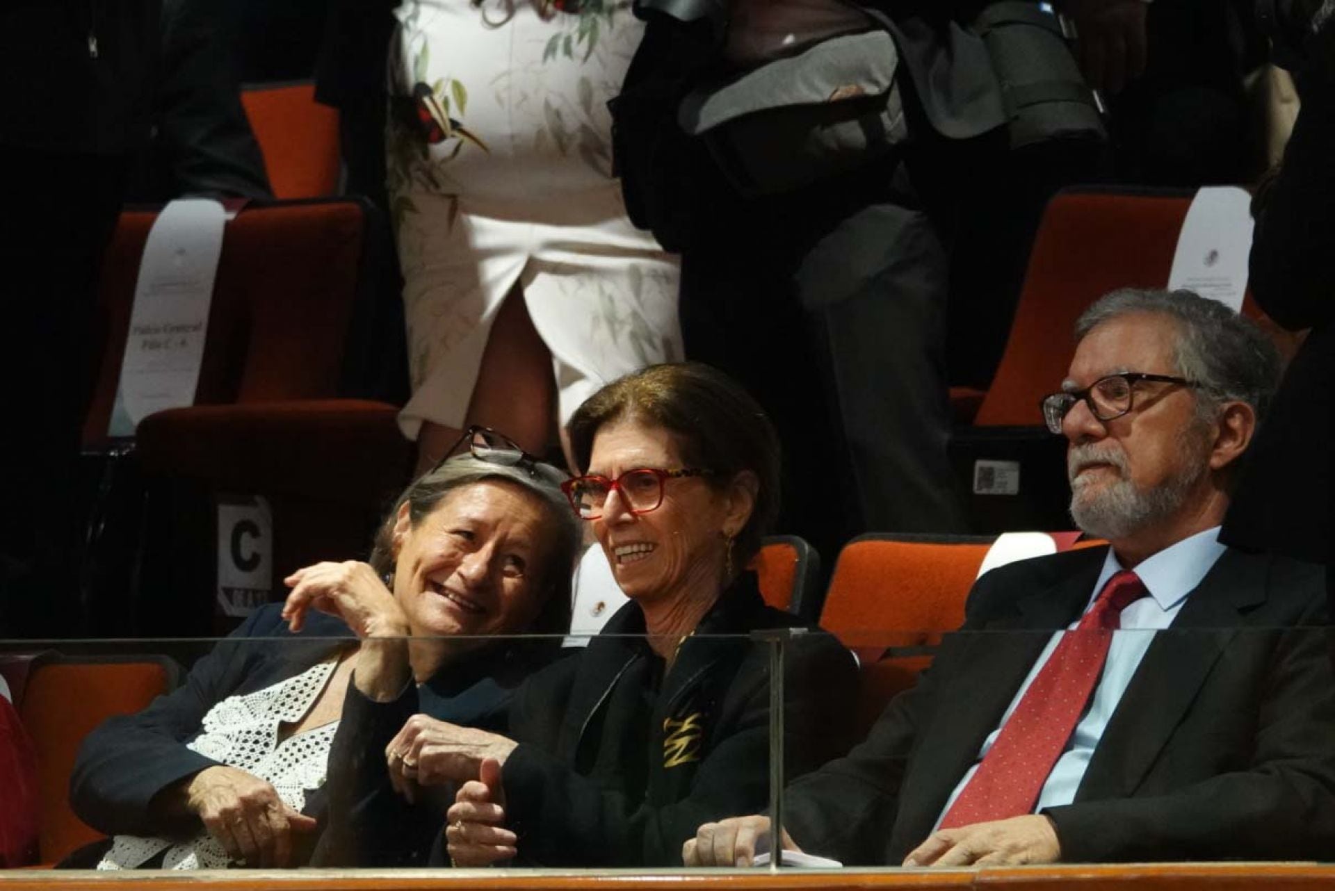 Annie Pardo, mamá de Claudia Sheinbaum en toma de protesta