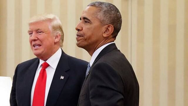Trump y Obama
