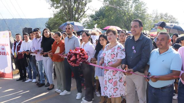 Michelle Núñez entregó obra histórica en Valle de Bravo