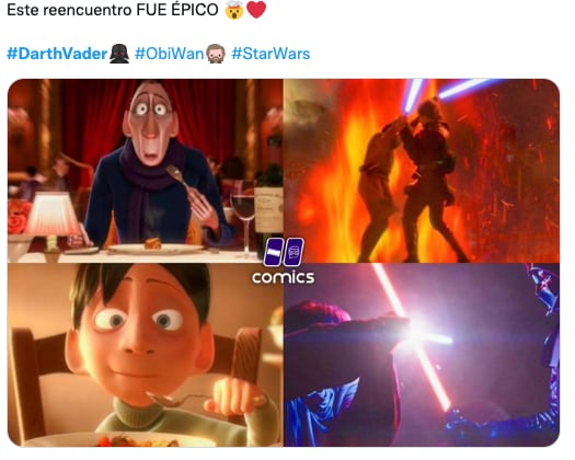 Usuarios reaccionan al reencuentro entre Obi-Wan Kenobi y Darth Vader