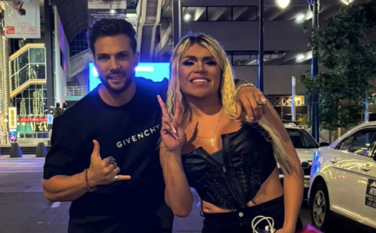 Nicola Porcella y Wendy Guevara