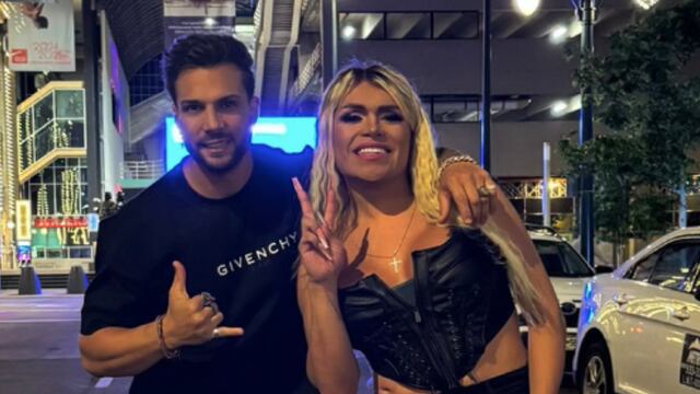 Nicola Porcella y Wendy Guevara