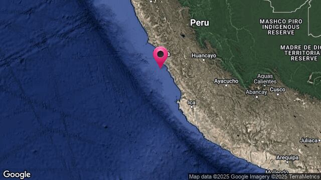 Sismo en Perú hoy