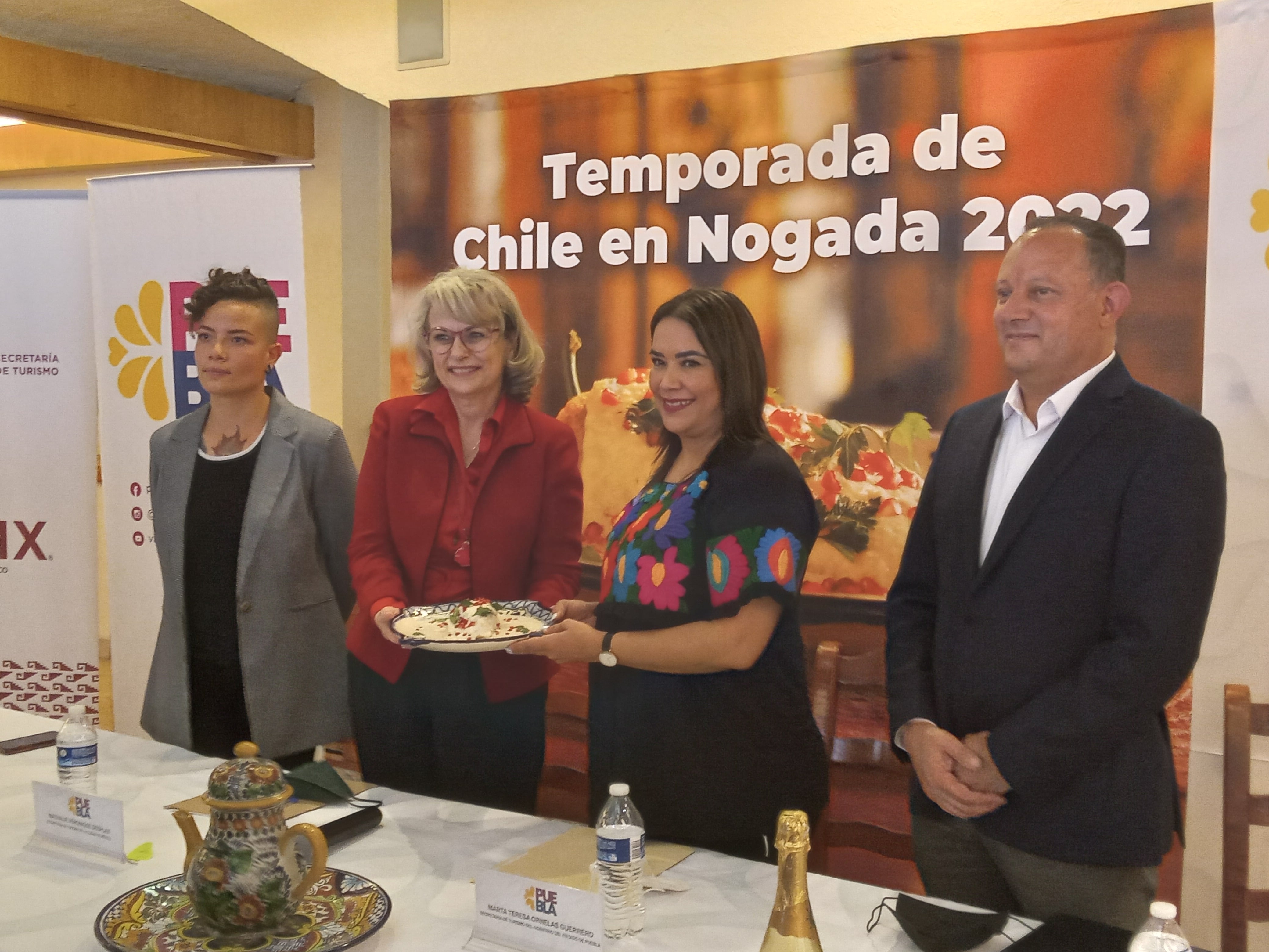 Presentación de temporada de chiles en nogada 2022