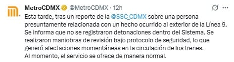 Metro CDMX descarta que responsables de atentado contra chofer de Sarah Bustani hayan sido detenidos.