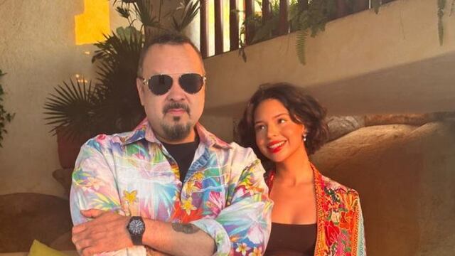 Pepe Aguilar y su hija Ángela