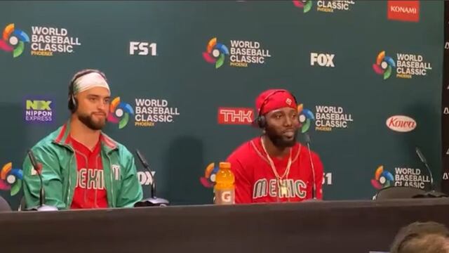 Randy Arozarena, jardinero izquierdo de México.