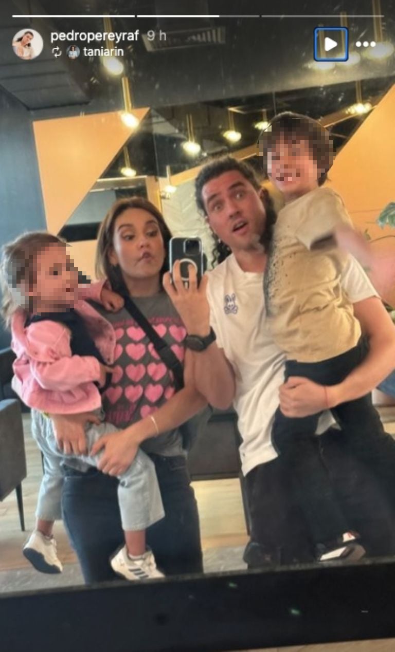 Pedro Pereyra ya convive con los hijos de Tania Rincón