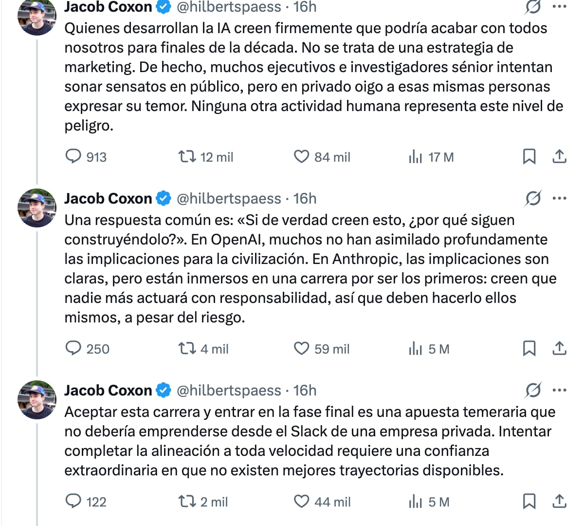 Jacob Coxon renunció a Anthropic por problemas de ética con la IA