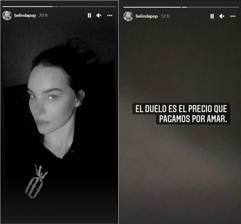 Belinda reflexiona sobre el duelo