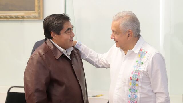 Miguel Barbosa y AMLO