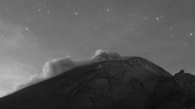 Volcán Popocatépetl el 11 de enero