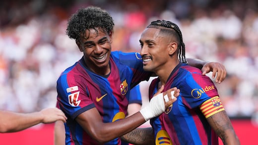 Barcelona golea 5-0 al Valencia y toma el liderato en solitario de LaLiga