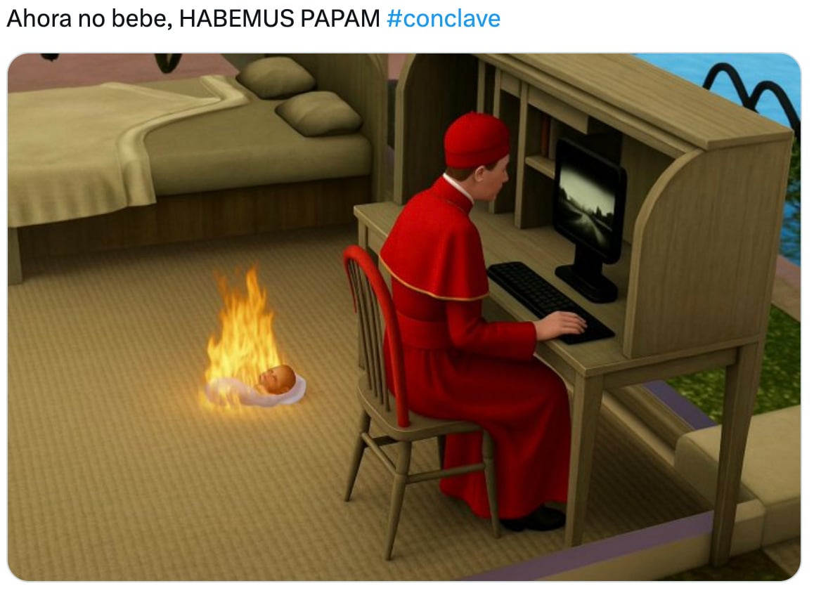 Los memes del Habemus papam tras la elección del nuevo papa