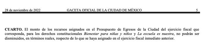 Mi Beca para empezar ya está en la constitución de la CDMX
