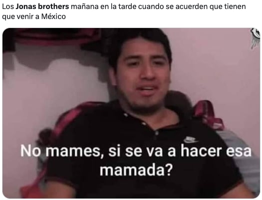 Los memes de la cancelación de los conciertos de los Jonas Brothers en México