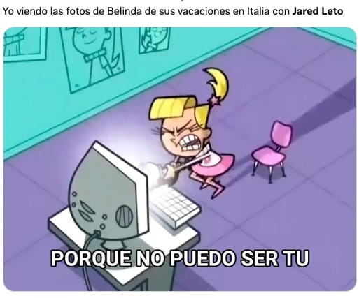 memes de Jared Leto y Belinda