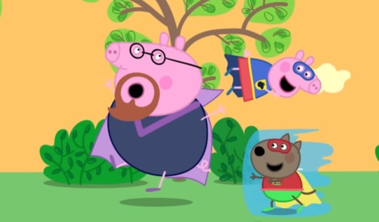 Super Peppa Pig y sus amigos superhéroes