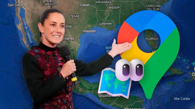 Claudia Sheinbaum explica a Google que cambio de nombre de Golfo de México sólo podría aplicar en millas naúticas