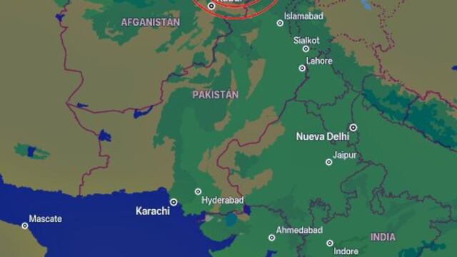 Temblor hoy Afganistán: Sismo de magnitud 6.5 también sacude a Pakistán