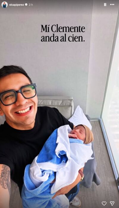 Nace el segundo hijo de Capi Pérez
