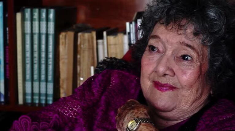 Marina Herrera en el documental 'Recuerdos cantados. Marilú, la Muñequita que canta' de la Fonoteca Nacional