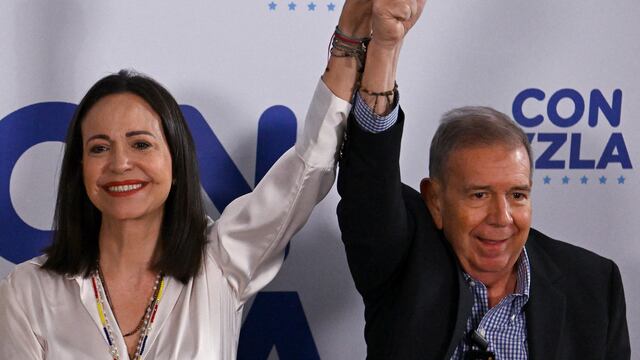 Edmundo González y Maria Corina