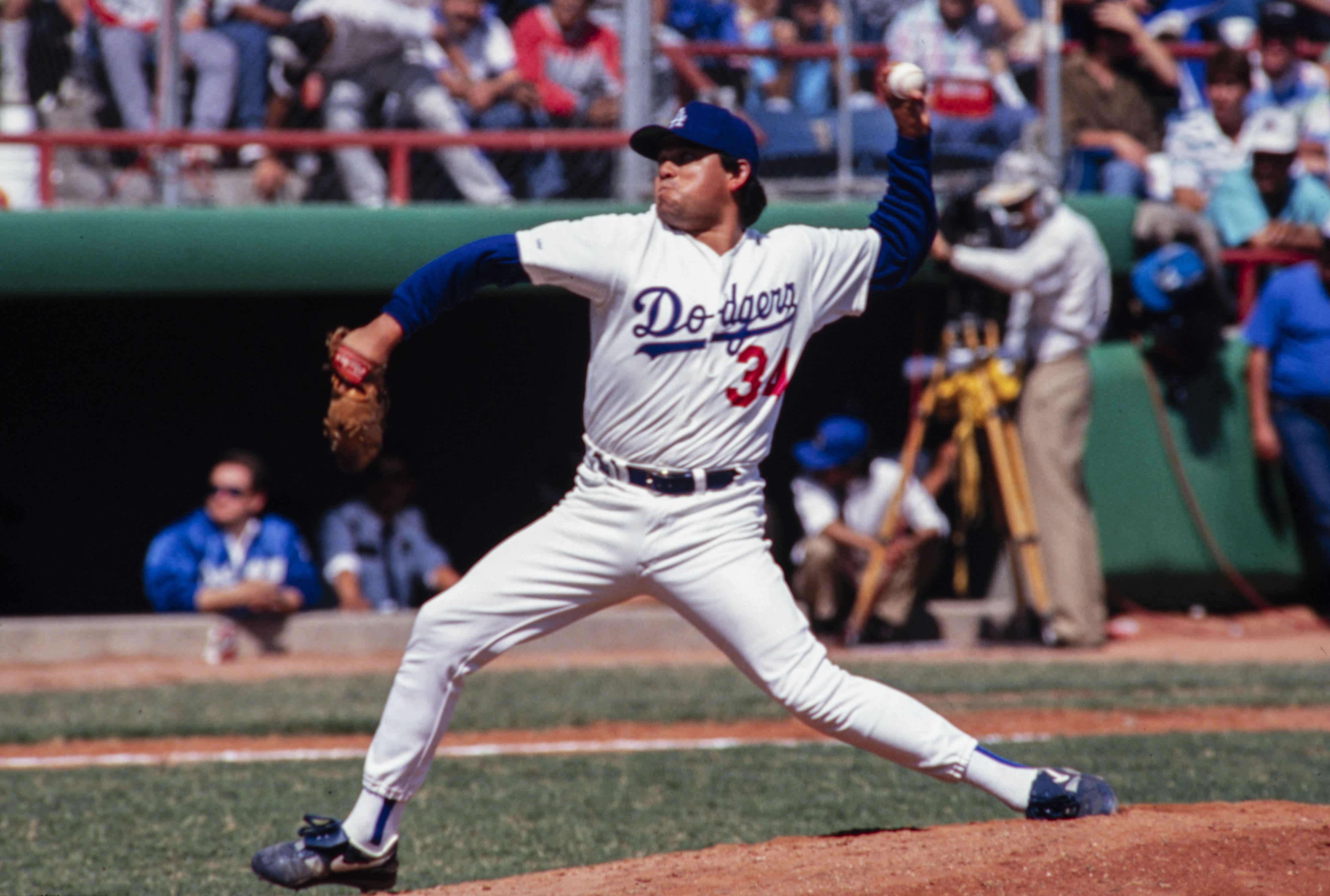Fernando Valenzuela con los Dodgers