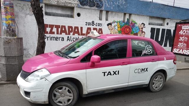 Taxi asegurado a presunto violador serial que operaba en la CDMX