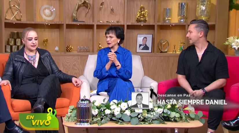 El momento en que Pati Chapoy agradece a Daniel Bisogno y aparece su fantasma.