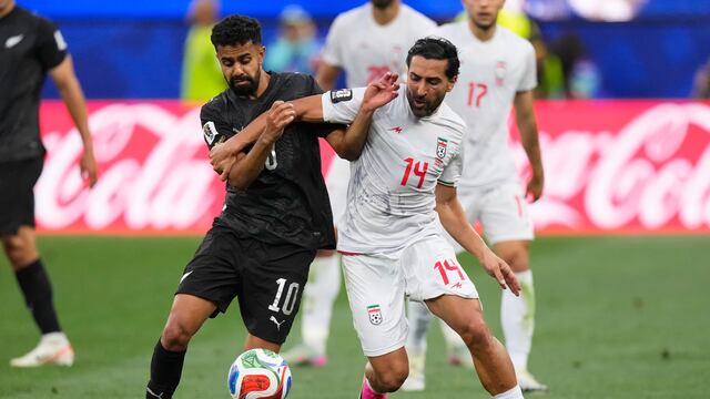 Irán y Nueva Zelanda empatan a dos goles en duelo del Grupo G del Mundial 2026.