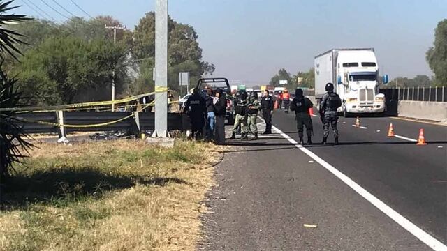 Los restos fueron abandonados en la carretera Panamericana.