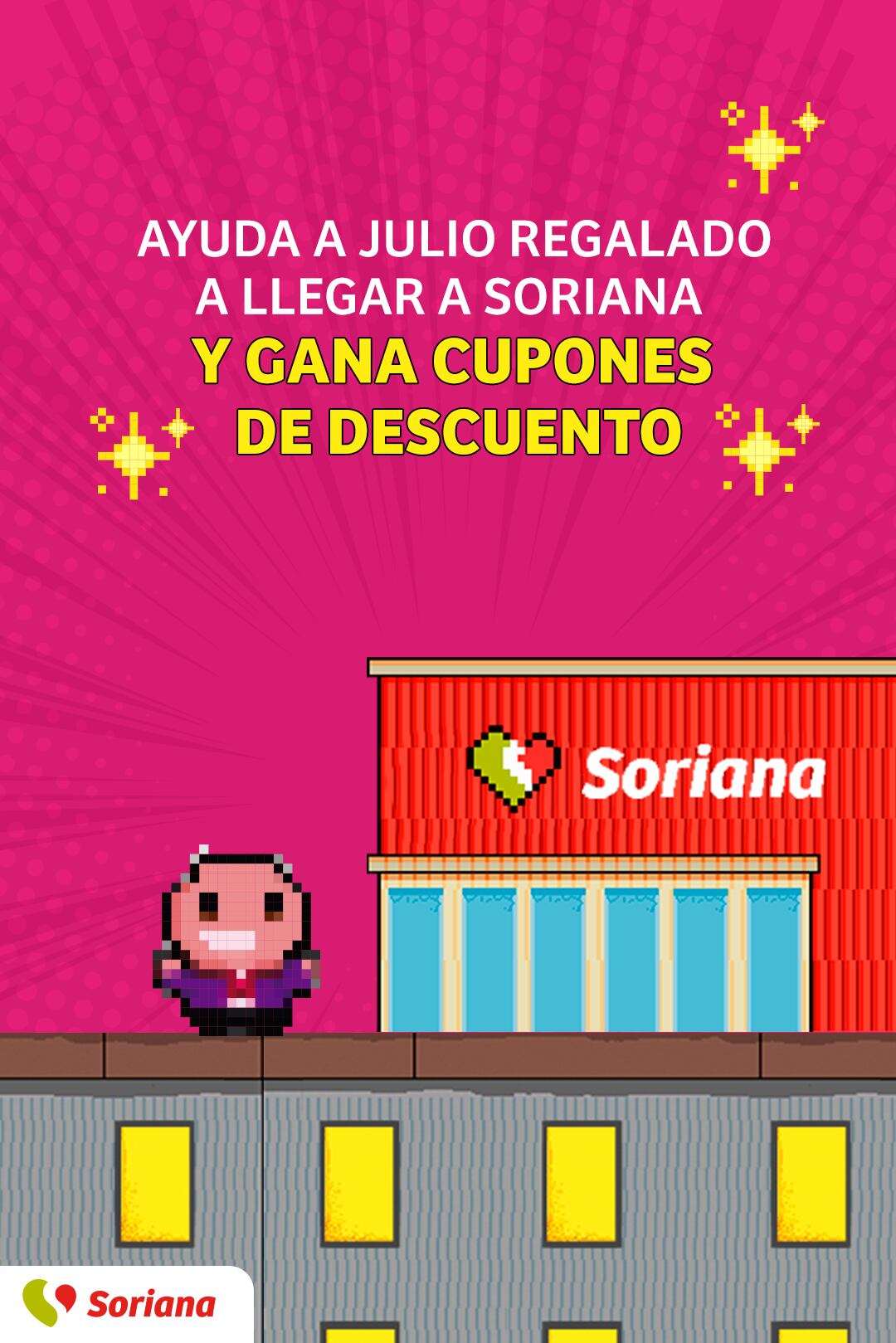 “Las aventuras de Julio Regalado”, videojuego de Soriana