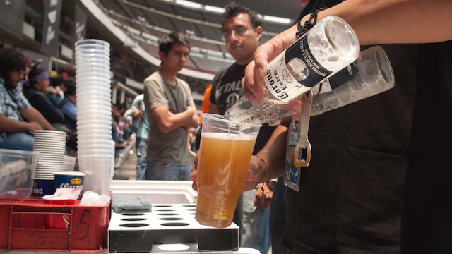 Venta de cerveza en estadios