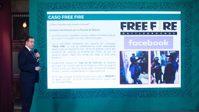 Ricardo Mejía expone el caso Free Fire en la mañanera de AMLO