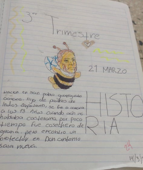 Benito Juárez abeja