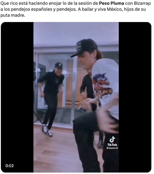 Session 55 de Bizarrap con Peso Pluma desata los memes