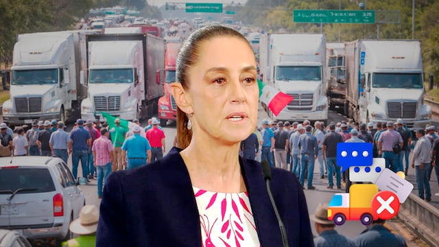Claudia Sheinbaum habla sobre el paro de nacional de transportistas.