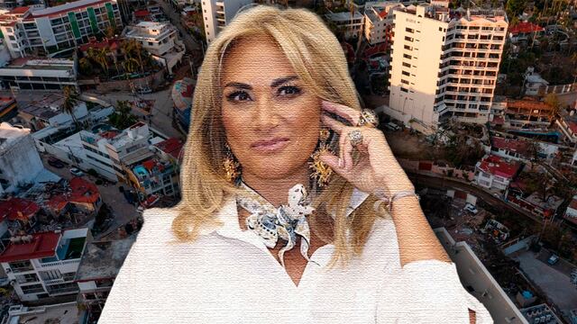 Adela Micha se comprometió a dar los recursos para reconstruir 10 casas en Acapulco