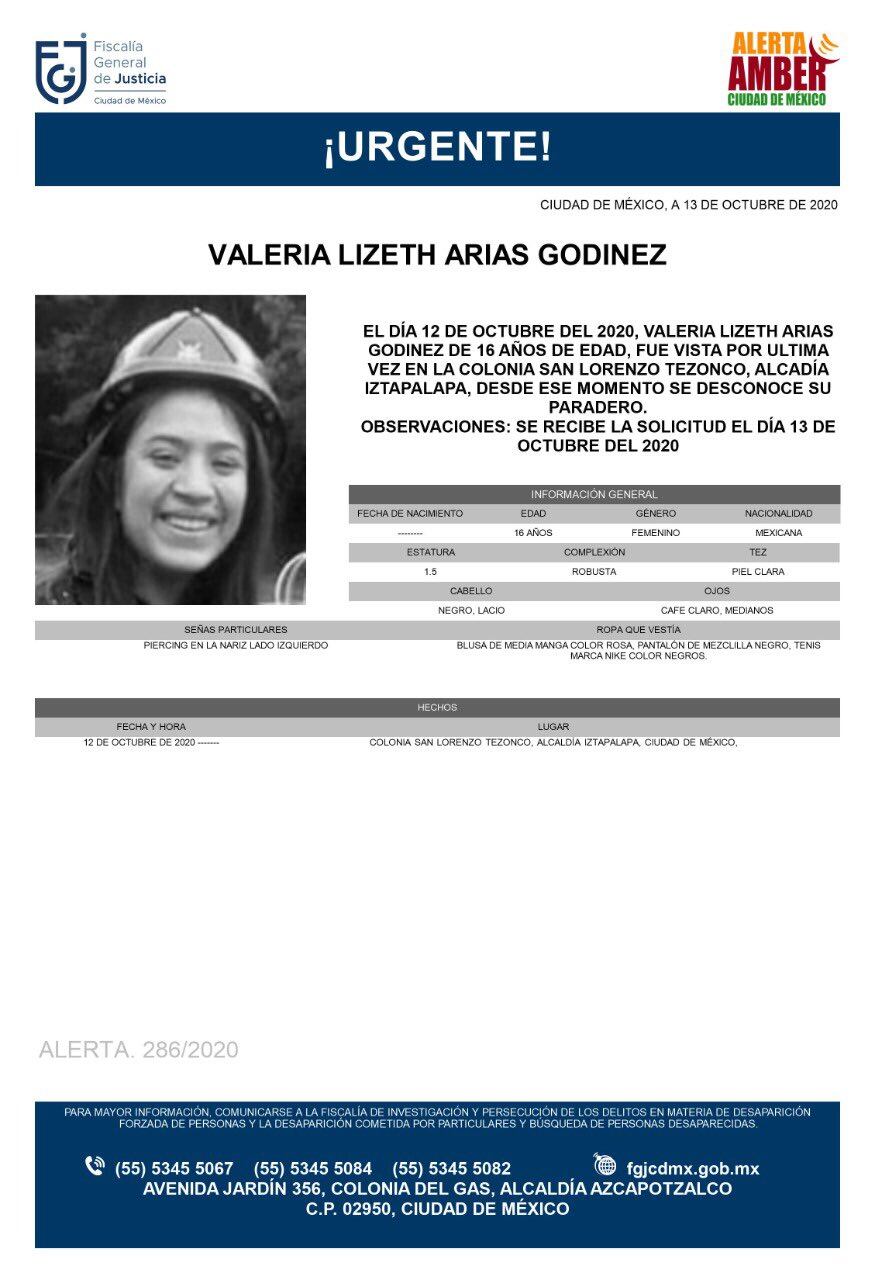 Ficha de búsqueda de Valeria