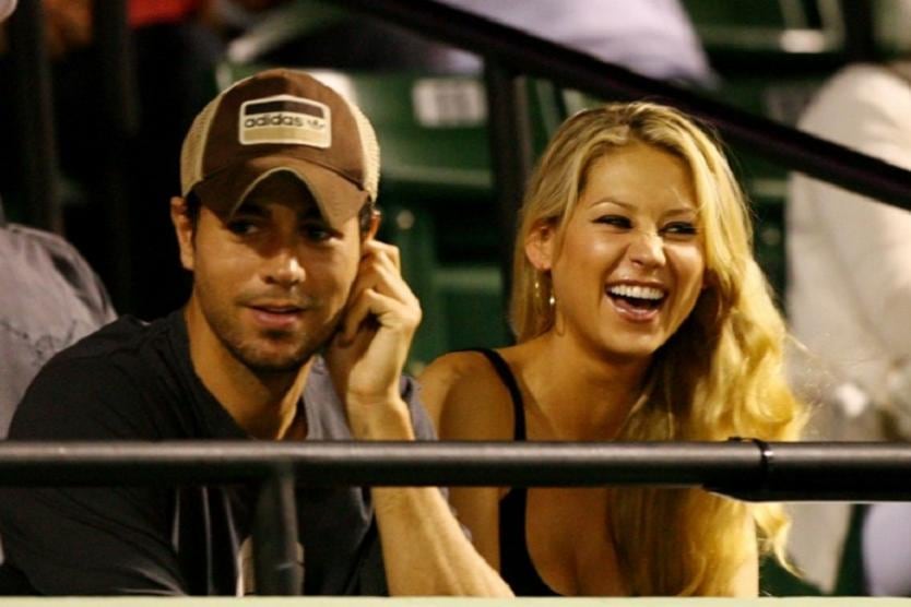 Enrique Iglesias y Anna Kournikova