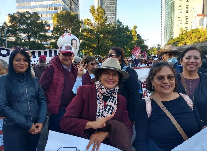Marcha de AMLO/Foto: Mar Morales