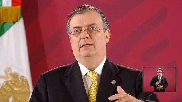 El titular de la Secretaría de Relaciones Exteriores (SRE), Marcelo Ebrard.