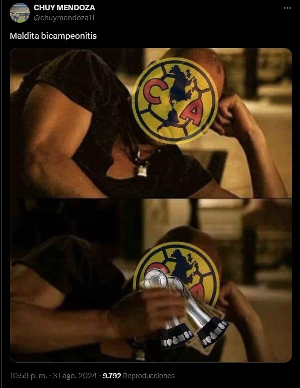 Memes Cruz Azul vs América.