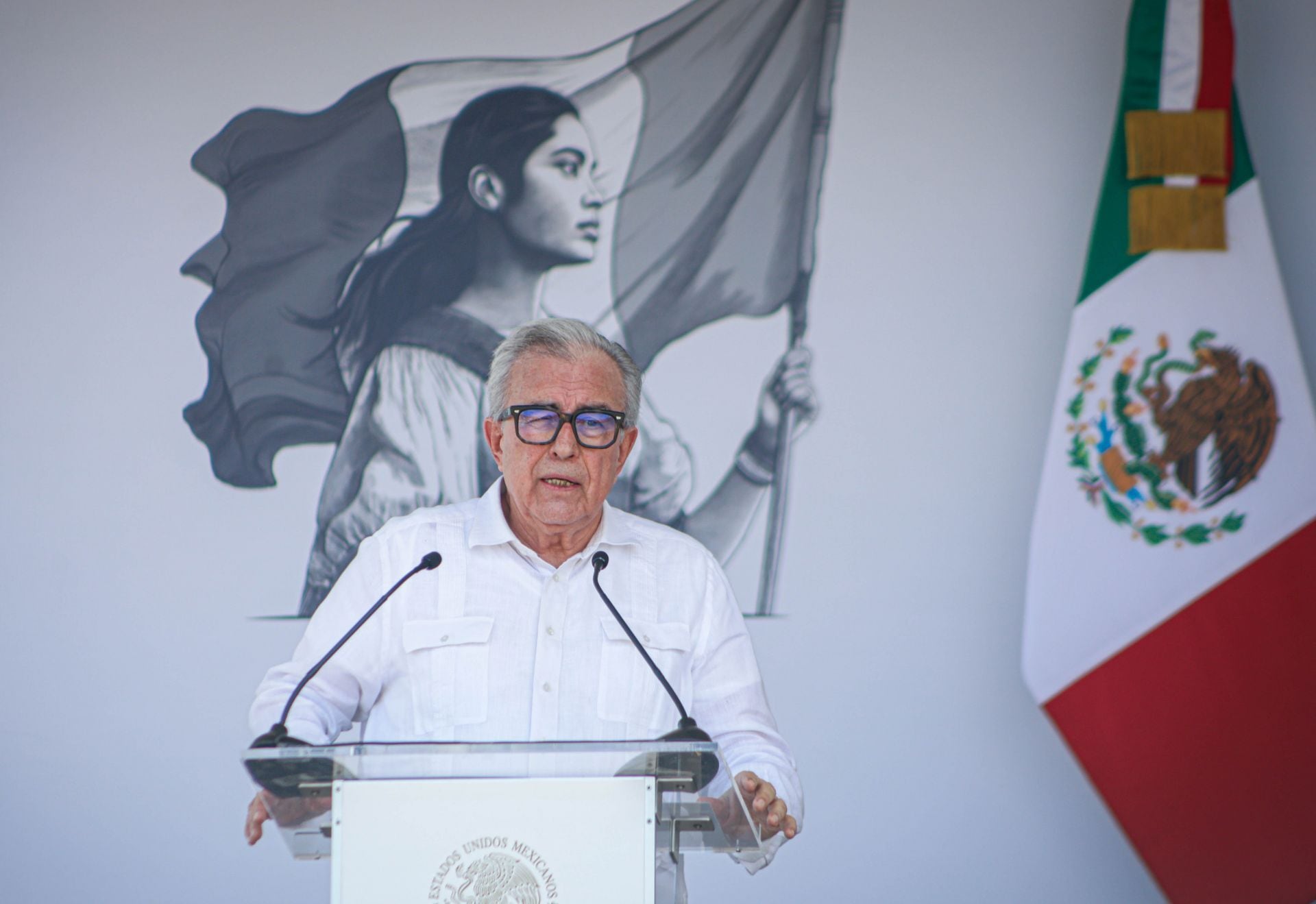 Rubén Rocha Moya, gobernador de Sinaloa.