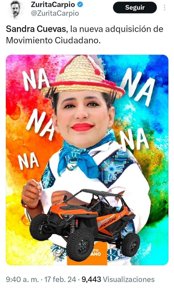 Criticas a Sandra Cuevas