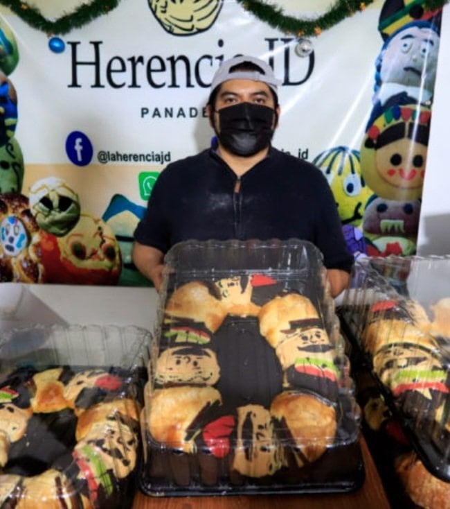 Peje rosca, pan inspirado en AMLO para el Día de Reyes Magos